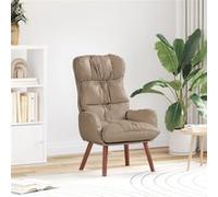 Fauteuil relaxant en cuir synthétique cappuccino G