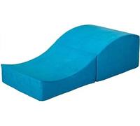 Fauteuil relaxant rabattable de forme préformé bleu
