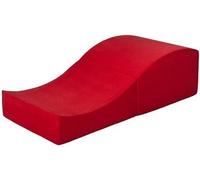 Fauteuil relaxant rabattable de forme préformé rouge