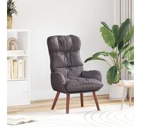 Fauteuil Relaxant vidaXL en Similicuir Gris