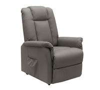 Fauteuil Releveur Électrique Le Réconfort 4M par Jeanne et Jean Cuir Gris Elu Produit de l'Année 2023