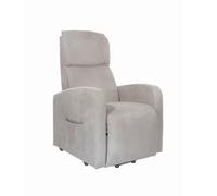 Fauteuil Releveur Le Discret par Jeanne et Jean Gris clair microfibres Elu Produit de l'Année 2023