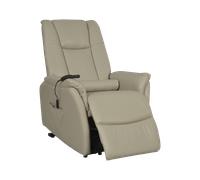Fauteuil Releveur Le Réconfort 2024 - Fin de série par Jeanne et Jean Cuir Gris Elu Produit de l'Année 2023