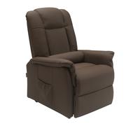Fauteuil Releveur Le Réconfort 4M par Jeanne et Jean Cuir Marron Elu Produit de l'Année 2023