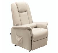 Fauteuil Releveur Le Réconfort 4M par Jeanne et Jean Velours Gris Clair Elu Produit de l'Année 2023