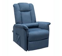 Fauteuil Releveur Le Réconfort par Jeanne et Jean Velours Bleu nuit Elu Produit de l'Année 2023
