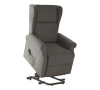 Fauteuil releveur relax électrique tissu waterproof gris foncé - ALCANTI
