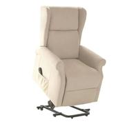 Fauteuil releveur relax électrique tissu waterproof ivoire - ALCANTI