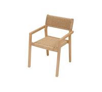 Lot de 2 fauteuils TEMEIRA Acacia certifié FSC®, Résine tressée synthétique Hespéride