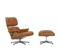 Vitra - Set fauteuil & repose-pieds Marron