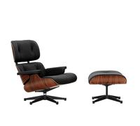 Vitra Lounge Chair XL et Ottoman, Designer Charles & Ray Eames, 84/63x89/42x85-92/56 cm