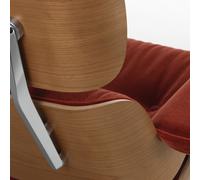 Fauteuil & repose pied Eames Lounge Chair étoffe shell cherry natural