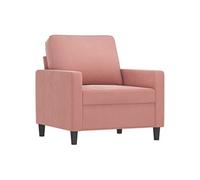 Fauteuil Rose 60 cm Velours