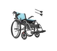 Fauteuil Roulant Alliage d'Aluminium Léger Siège Large 45,7cm Capacité 113,4KG
