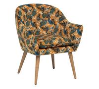 Fauteuil ""Sango"" ocre - Atmosphera Créateur d'intérieur