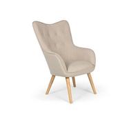 Fauteuil Scandinave Aimee 67cm Beige