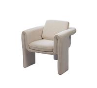 Fauteuil Scarlett blanc - - Blanc - Tissu