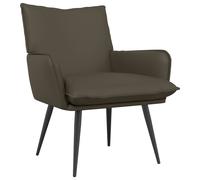 Fauteuil Simili cuir de salon en tissu rembourré avec accoudoirs chambre vidaXL