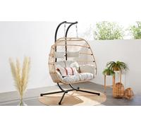 Fauteuil suspendu 2 places MIA de Kocoon : Effet rotin