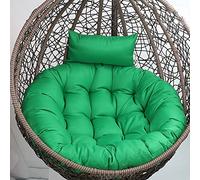 Fauteuil suspendu avec coussin doux et oreiller - Chaise balançoire élégante intérieur/extérieur pour la relaxation Cadre en métal durable Parfait pour le jardin ou le salon