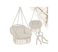 Fauteuil suspendu avec Rembourrage de l'assise et du dossier confort maximum beige