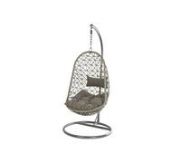 JardiDéco Fauteuil suspendu Bologna – Gris