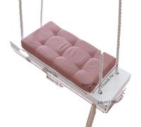 Fauteuil suspendu, coussin épais, structure robuste, rose
