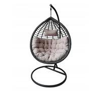 Fauteuil suspendu en forme de cocon pour l'extérieur, avec coussins, de la marque BDMU GRILL&GARDEN