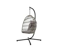 - Fauteuil suspendu en métal et polyester Hanoi