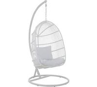 Paris prix Fauteuil suspendu ovale jardin - Blanc