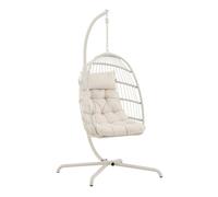 Fauteuil Suspendu "Trezza" 198cm Beige