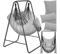 Fauteuil suspendu ALISON style boho avec une capacité de charge de 160kg - gris