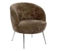Fauteuil Tildae en Tissu Moccha L69xl63xH71 cm - Atmosphera Créateur d'intérieur