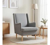 vidaXL fauteuil Bordeaux tissu