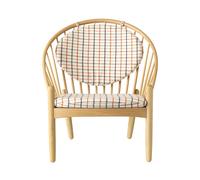 FDB Møbler Chaise J166 Jørna Oak nature lacquered-red diced