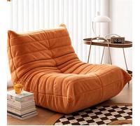 Fauteuil Togo Canapé d'angle monobloc en chenille ergonomique sans accoudoirs pour Salon et Chambre