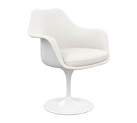 Fauteuil Tulip Saarinen captitonnée pivotant WxHxD 68x82x59cm