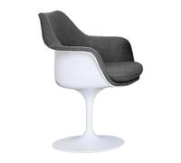 Fauteuil Tulip Saarinen captitonnée pivotant WxHxD 68x82x59cm