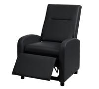 Mendler Fauteuil de relaxation - Noir