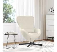 vidaXL Fauteuil ouf en velours bleu