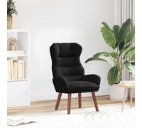 vidaXL Fauteuil chaise d'appoint Velours 69 x 74 x 93 cm Gris foncé
