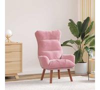 vidaXL Chaise relaxante en velours noir