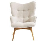 Fauteuil Vicky écru Kare Design