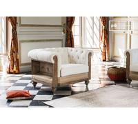 Fauteuil vintage chesterfield Montaigu
