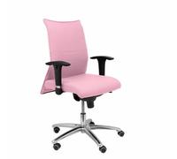 Fauteuil visiteur ergonomique Albacete Confident XL - PIQUERAS Y CRESPO - Tissu BALI rose pâle - Jusqu'à 160 kg
