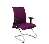 Fauteuil visiteur ergonomique confidente patin BALI violet - PIQUERAS Y CRESPO