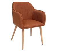 Fauteuil ""Visoca"" ambre - Atmosphera Créateur d'intérieur