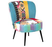 Fauteuil VOSS Tissu Bleu