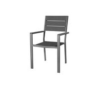 Fauteuils à Lattes Valletta Gris x 4