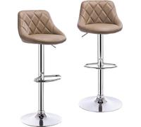 Fauteuils de baignoire de luxe deux places, lot de 2, simili cuir, rouge foncé